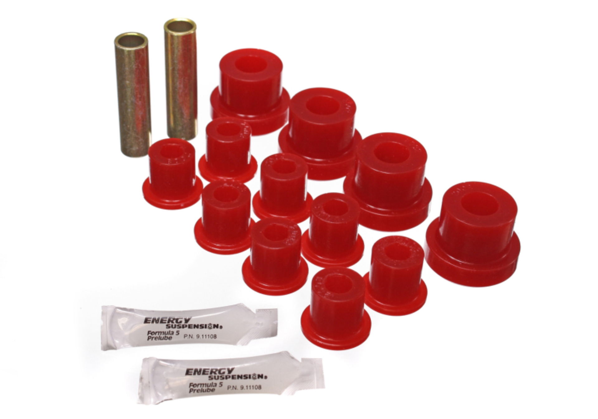 Picture of Energy Suspension ES Spring/Shackle Bush-Red Front Bushing Kits - 2.2102R