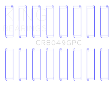 Picture of King Engine Bearings KING Connecting Rod Bearings - CR8049GPC.026