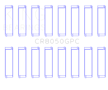 Picture of King Engine Bearings KING Connecting Rod Bearings - CR8050GPC