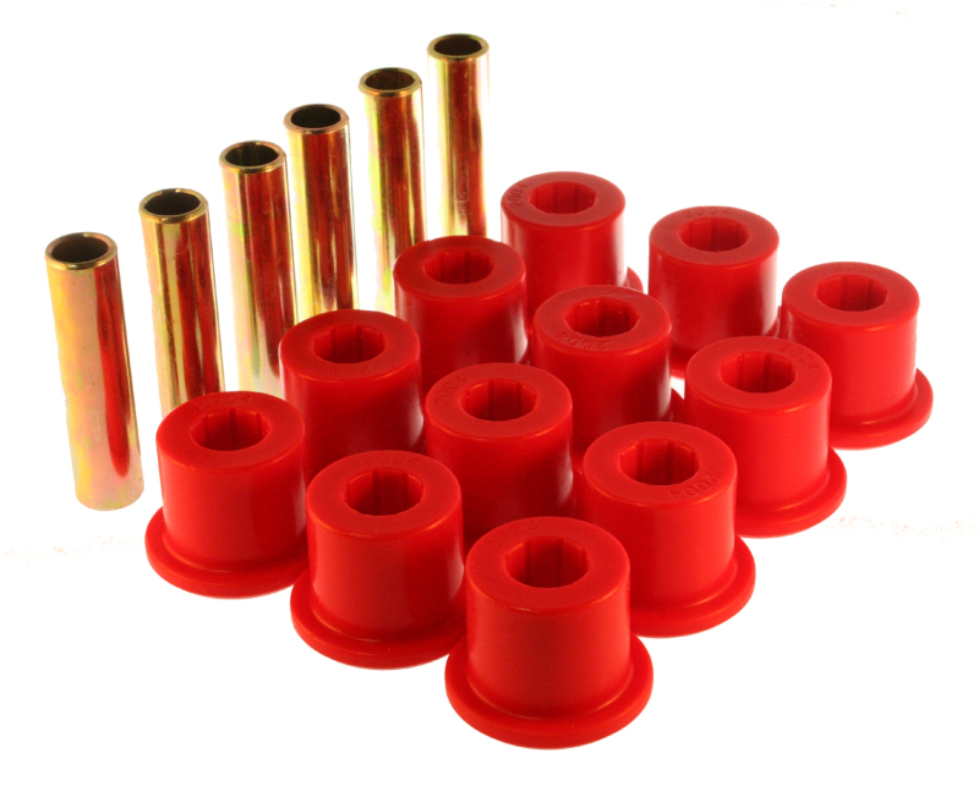 Picture of Energy Suspension ES Spring/Shackle Bush-Red Rear Bushing Kits - 3.2106R