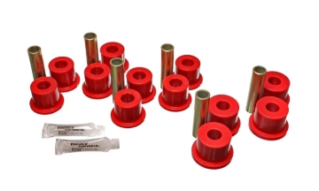 Picture of Energy Suspension ES Spring/Shackle Bush-Red Rear Bushing Kits - 3.2107R