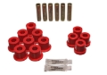Picture of Energy Suspension ES Spring/Shackle Bush-Red Rear Bushing Kits - 3.2108R