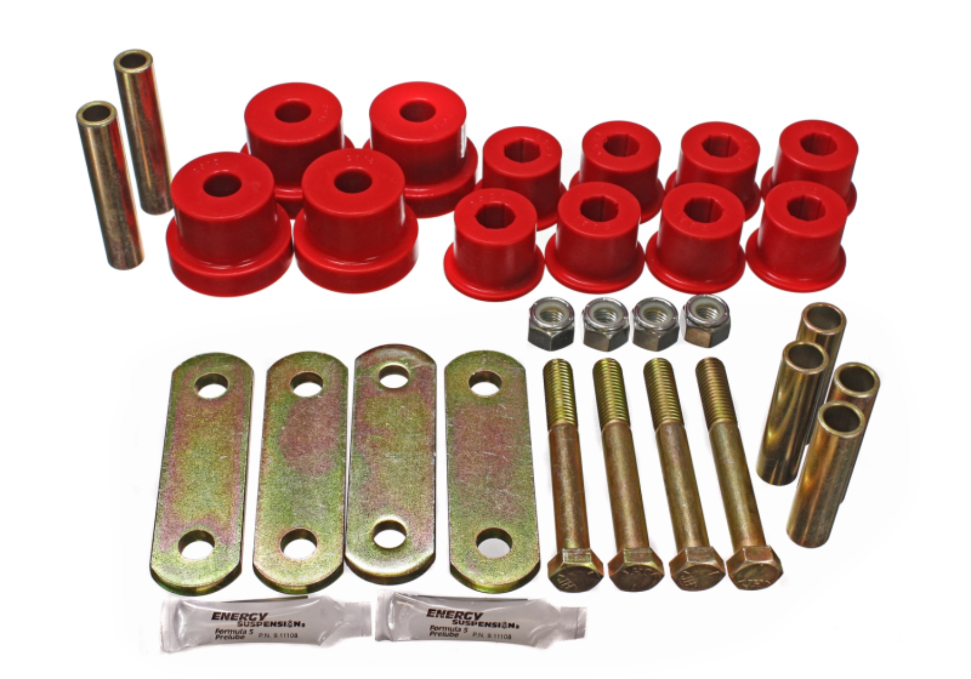 Picture of Energy Suspension ES Spring/Shackle Bush-Red Bushing Kits - 3.2136R