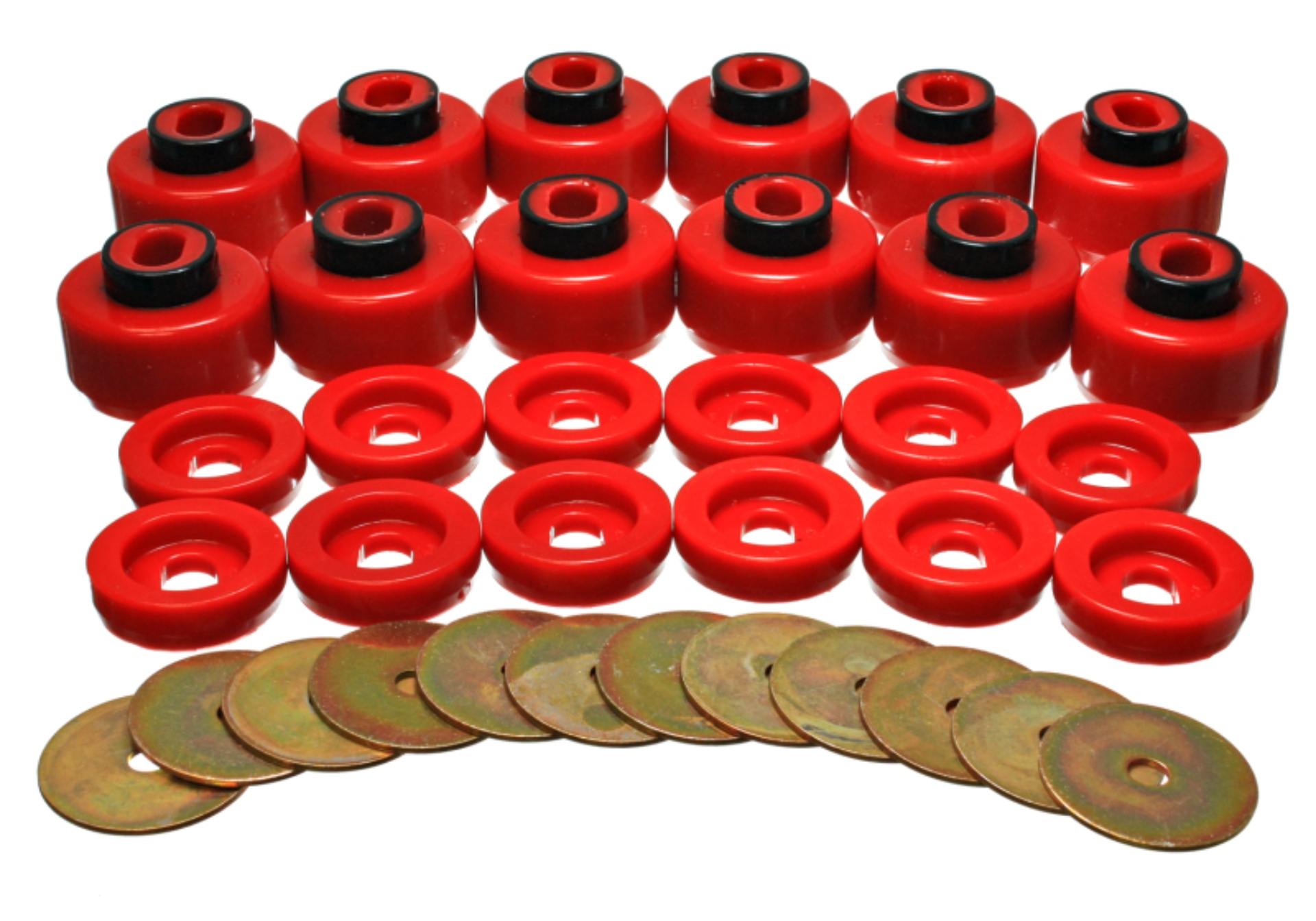Picture of Energy Suspension ES Body Mounts-Red Bushing Kits - 3.4156R