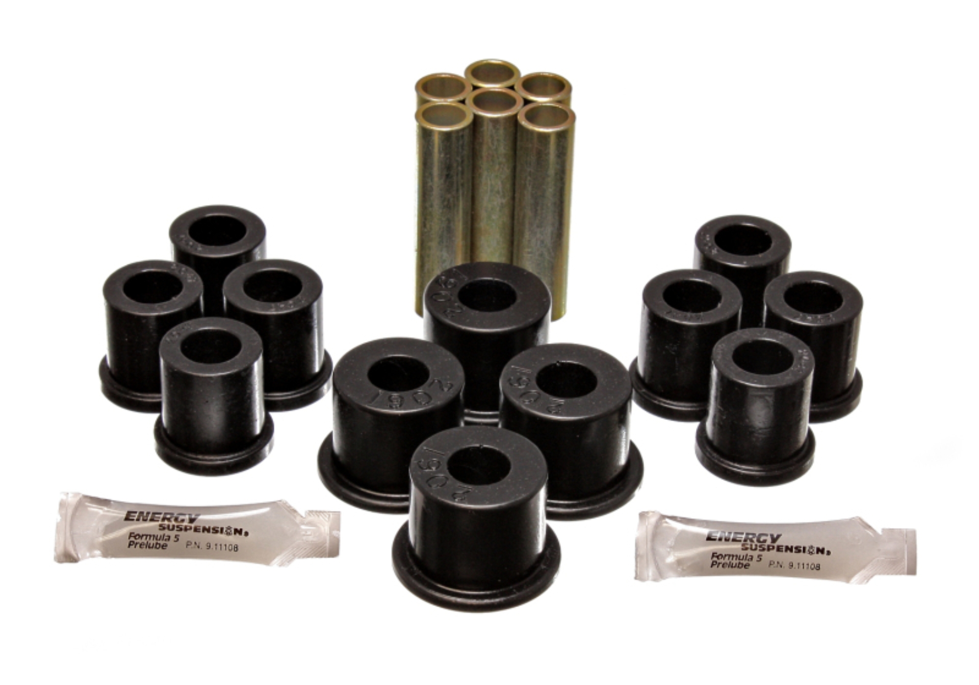 Picture of Energy Suspension ES Spring/Shackle Bush-Black Front Bushing Kits - 4.2117G