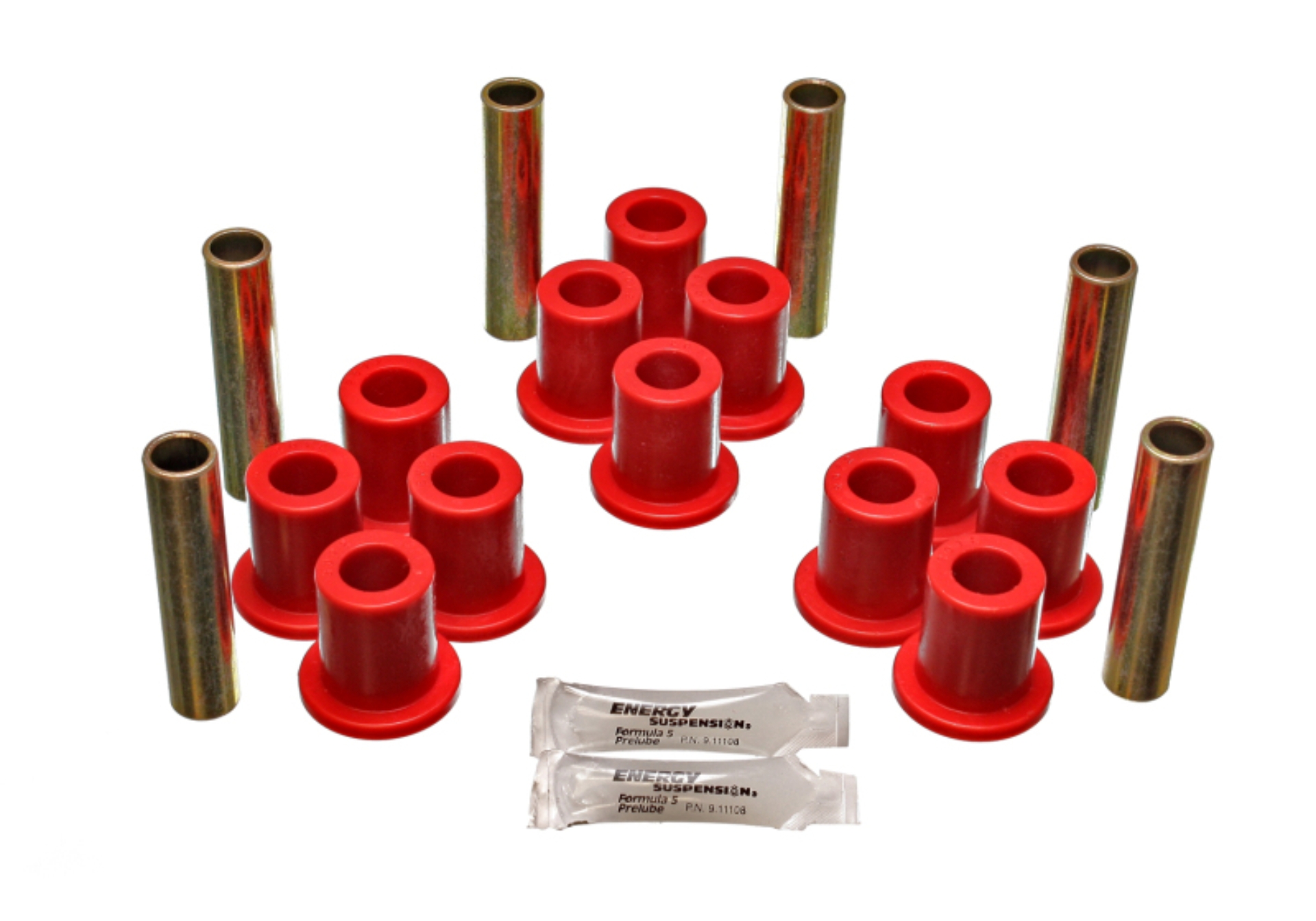 Picture of Energy Suspension ES Spring/Shackle Bush-Red Front Bushing Kits - 4.2118R