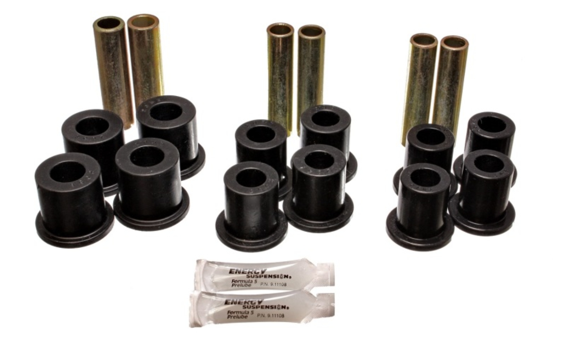 Picture of Energy Suspension ES Spring/Shackle Bush-Black Front Bushing Kits - 4.2120G
