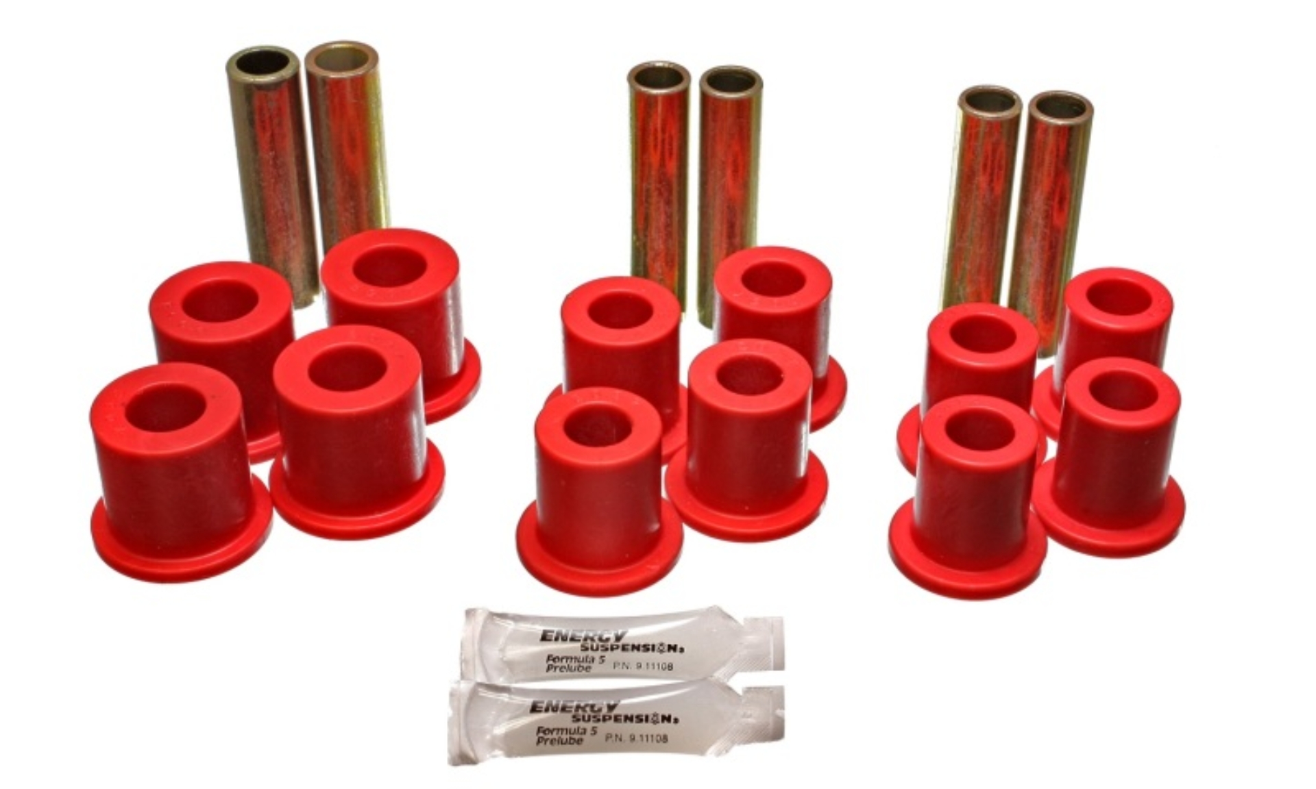 Picture of Energy Suspension ES Spring/Shackle Bush-Red Front Bushing Kits - 4.2120R