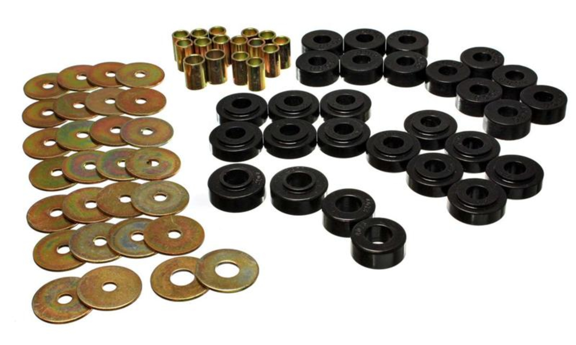 Picture of Energy Suspension ES Spring/Shackle Bush-Black Rear Bushing Kits - 4.2127G