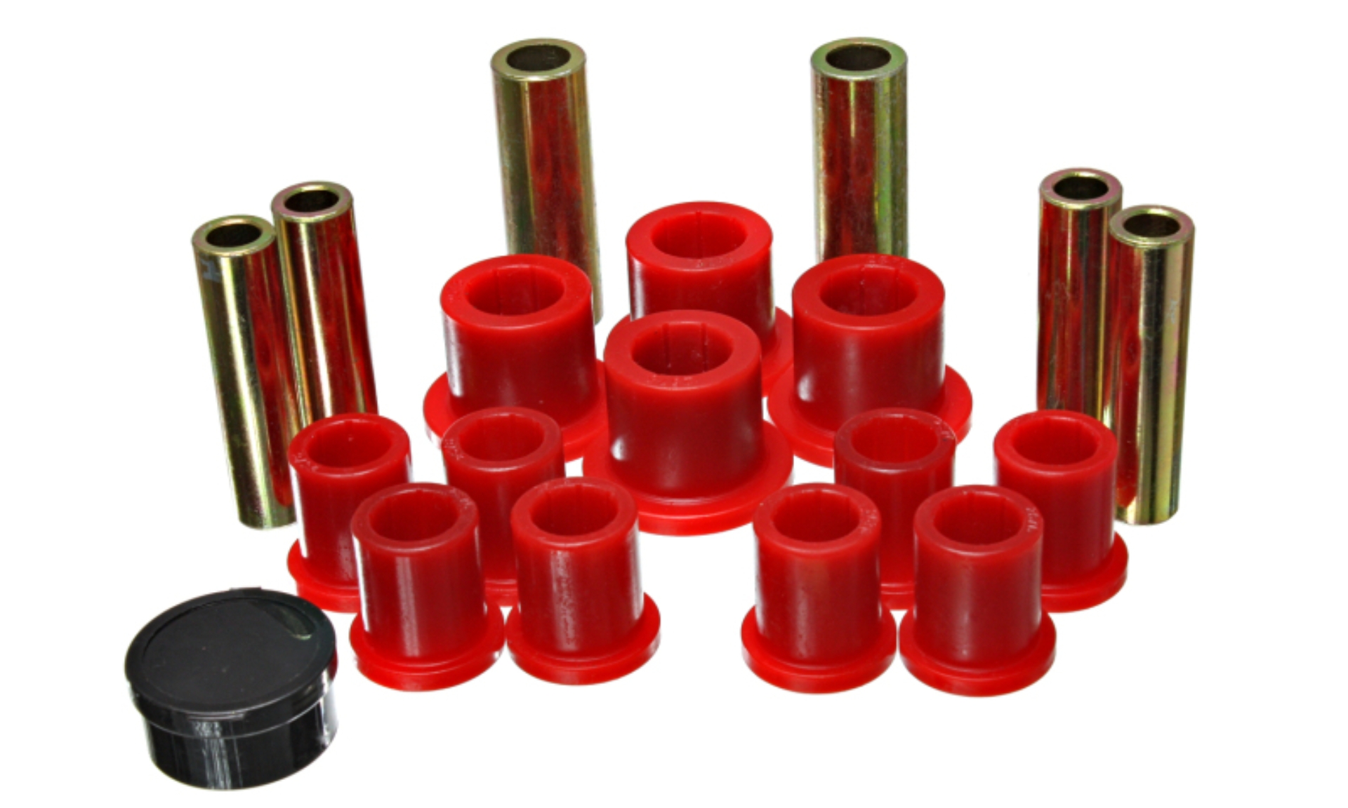 Picture of Energy Suspension ES Spring/Shackle Bush-Red Rear Bushing Kits - 4.2151R