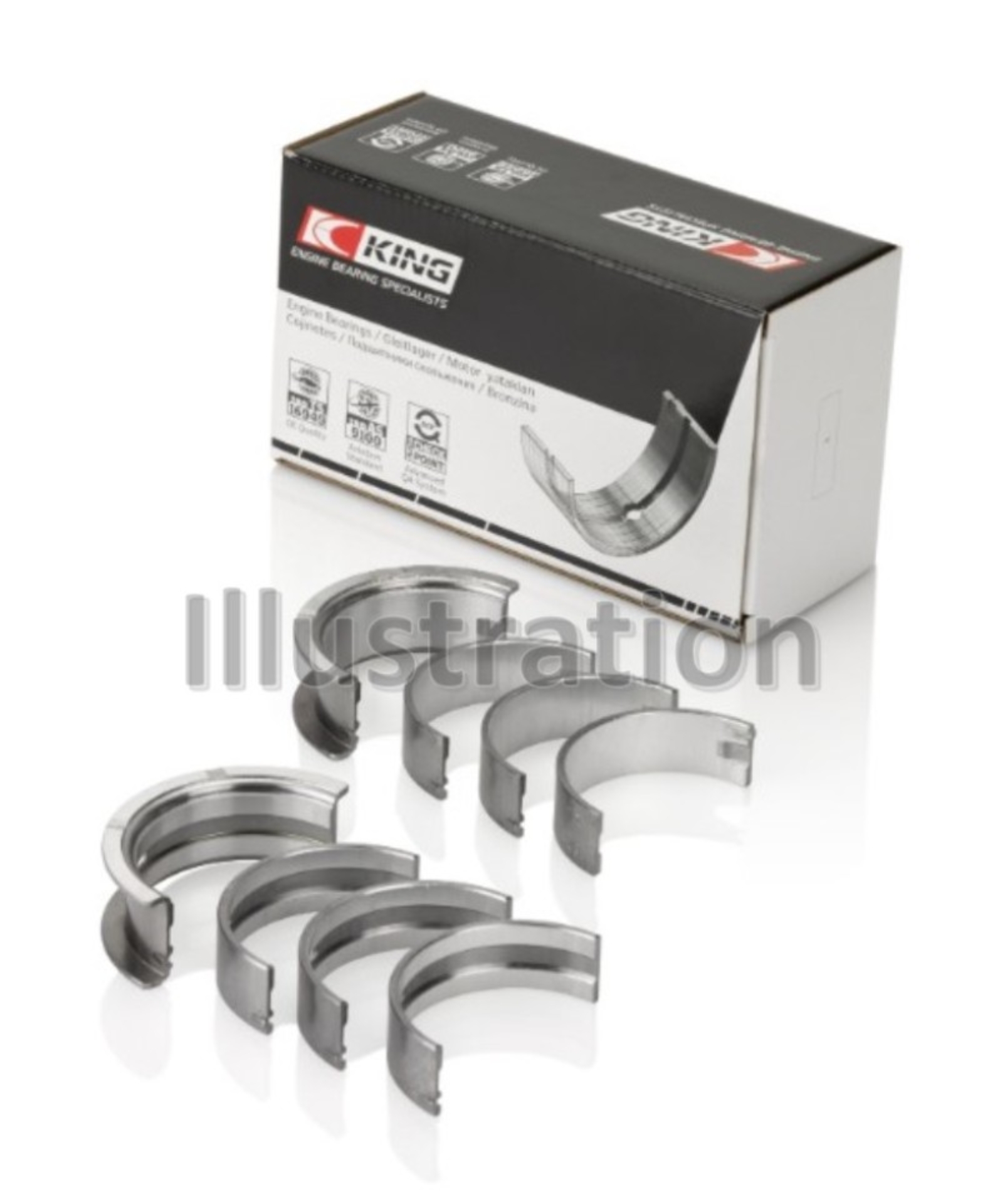 Picture of King Engine Bearings KING Main Bearings - MB4012AM010