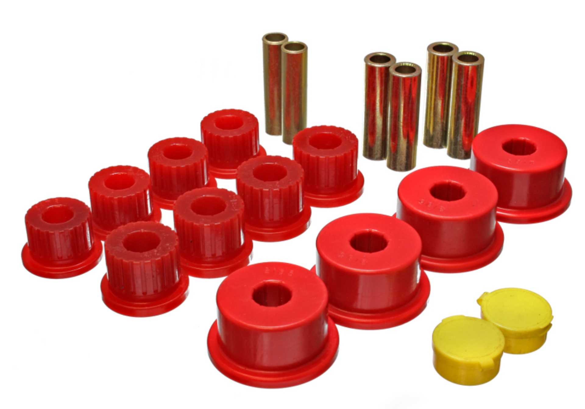 Picture of Energy Suspension ES Spring/Shackle Bush-Red Rear Bushing Kits - 5.2109R