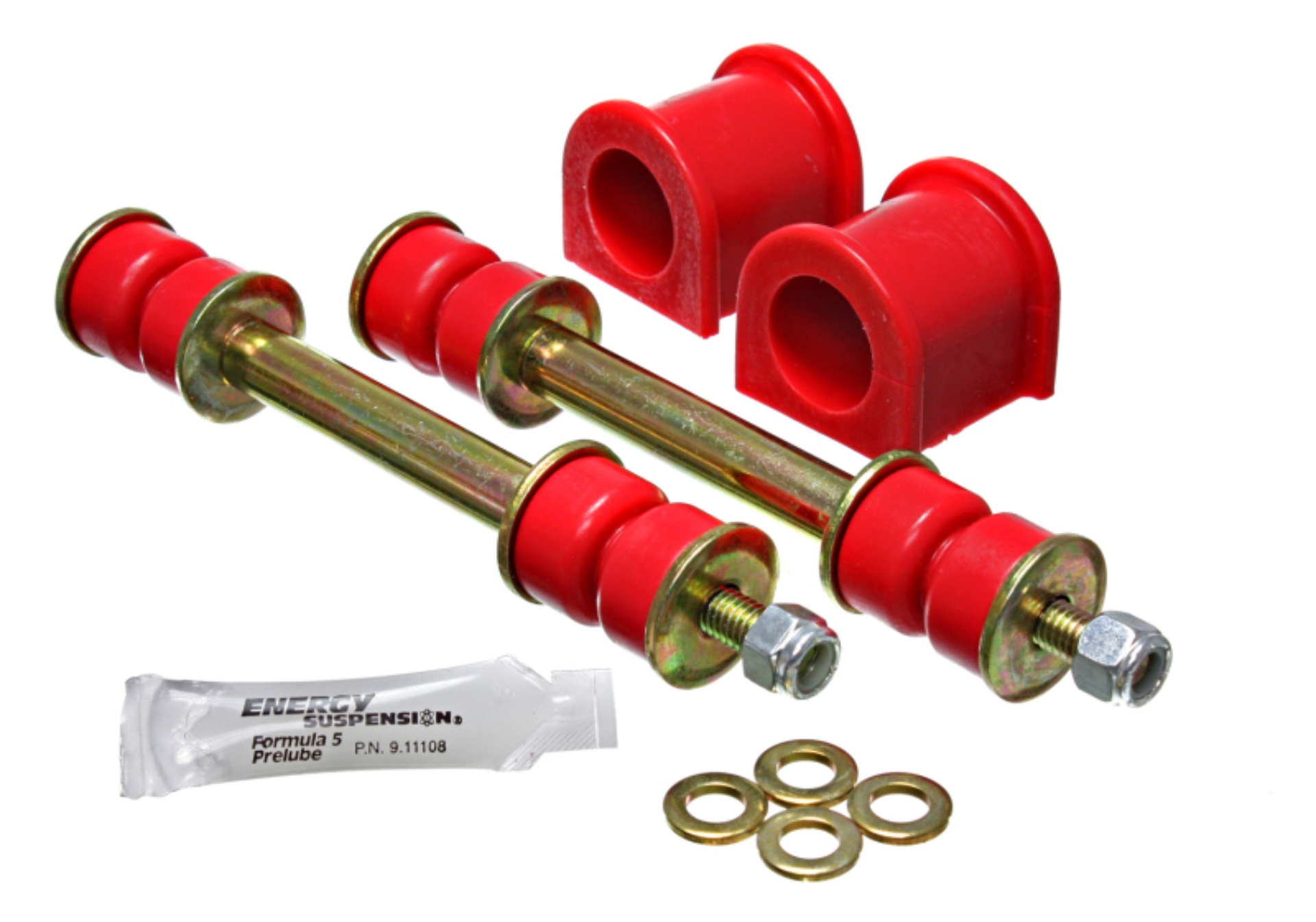Picture of Energy Suspension ES Sway Bar Bushings-Red Front Bushing Kits - 5.5118R