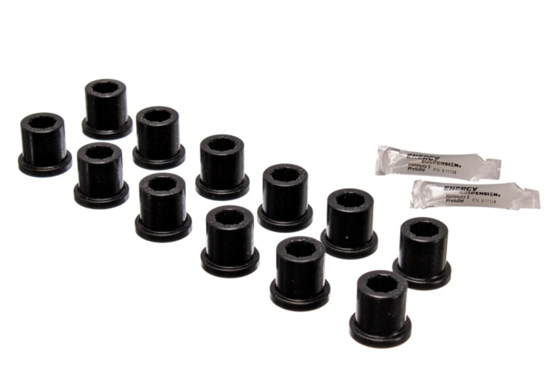 Picture of Energy Suspension ES Spring/Shackle Bush-Black Rear Bushing Kits - 8.2101G