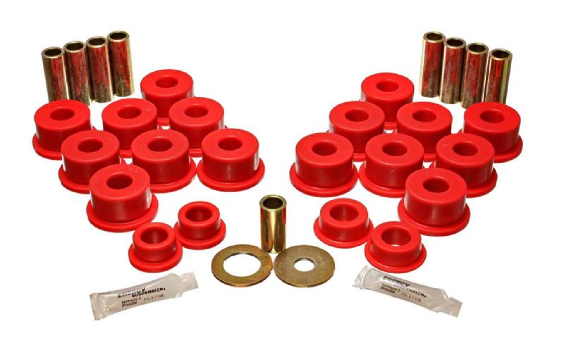 Picture of Energy Suspension ES Cntrl Arm Bushings-Red Rear Bushing Kits - 8.3107R