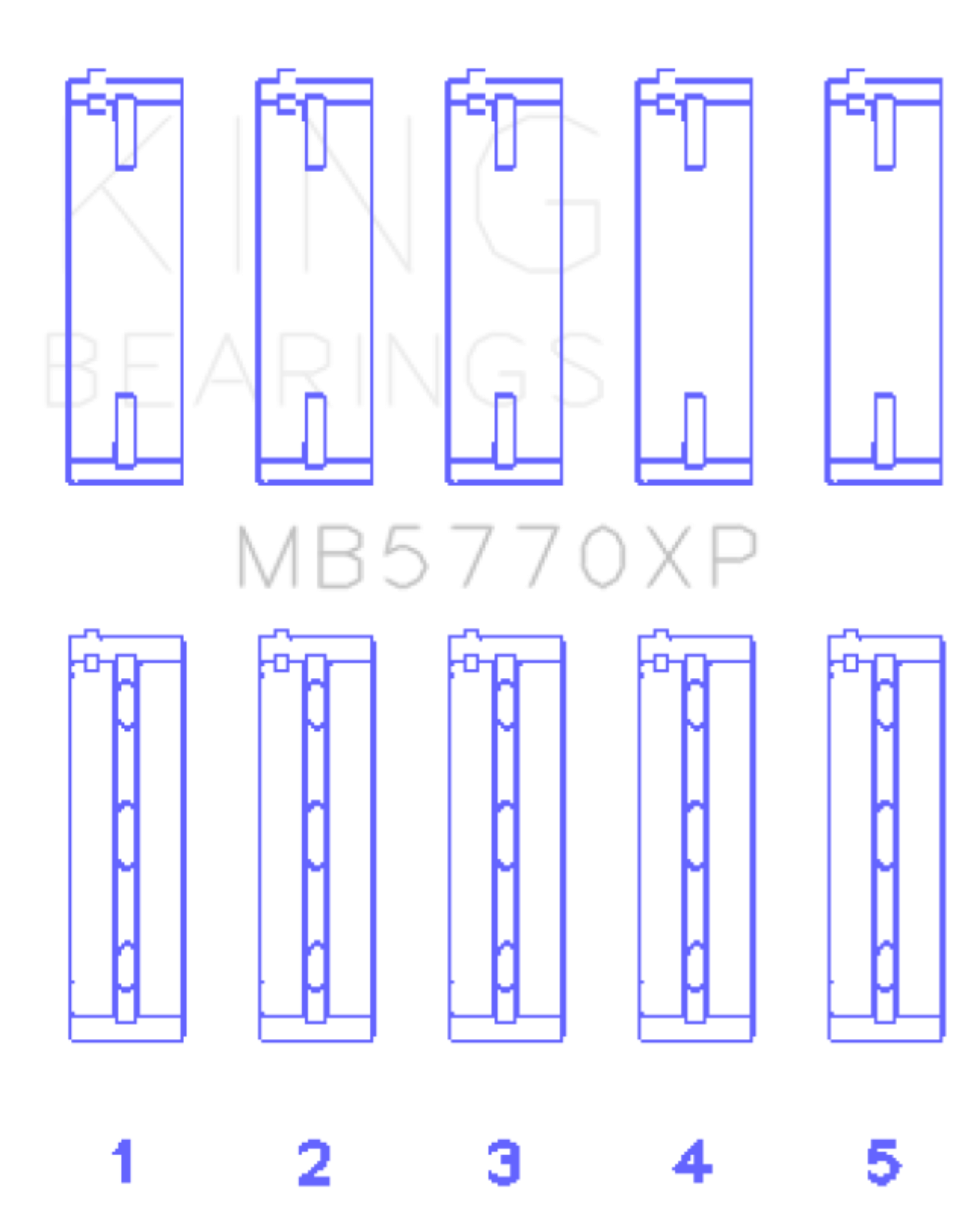 Picture of King Engine Bearings KING Main Bearings - MB5770XP.026