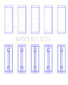 Picture of King Engine Bearings KING Main Bearings - MB5810SI0.25