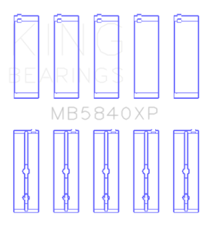 Picture of King Engine Bearings KING Main Bearings - MB5840XP.026