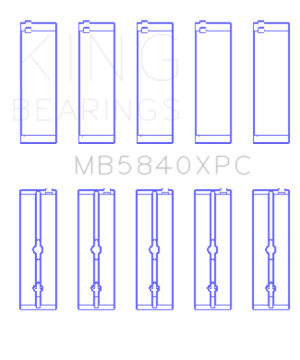 Picture of King Engine Bearings KING Main Bearings - MB5840XPC0.25
