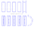 Picture of King Engine Bearings KING Main Bearings - MB5845SI