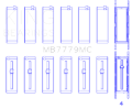Picture of King Engine Bearings KING Main Bearings - MB7779MC
