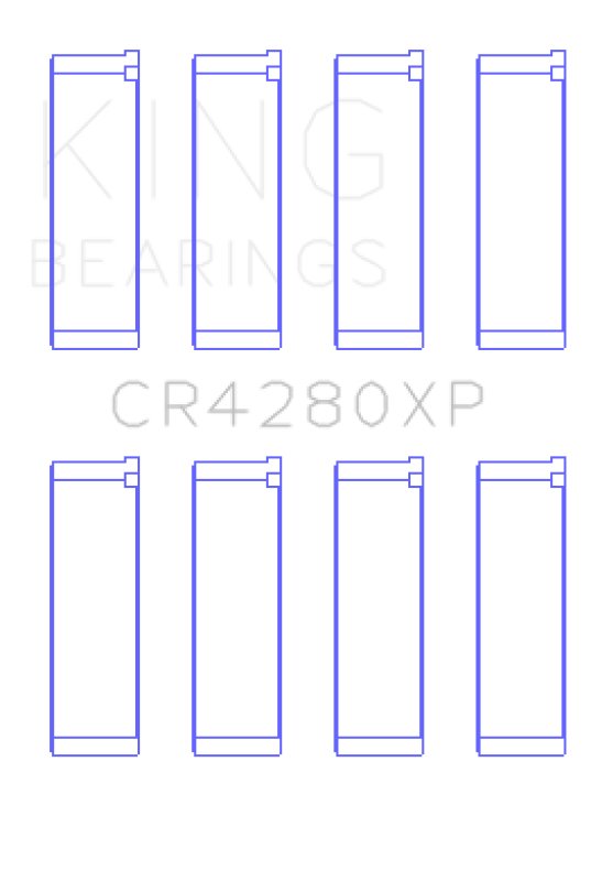 Picture of King Engine Bearings KING Performance Rod Bearings - CR4280XP0.25