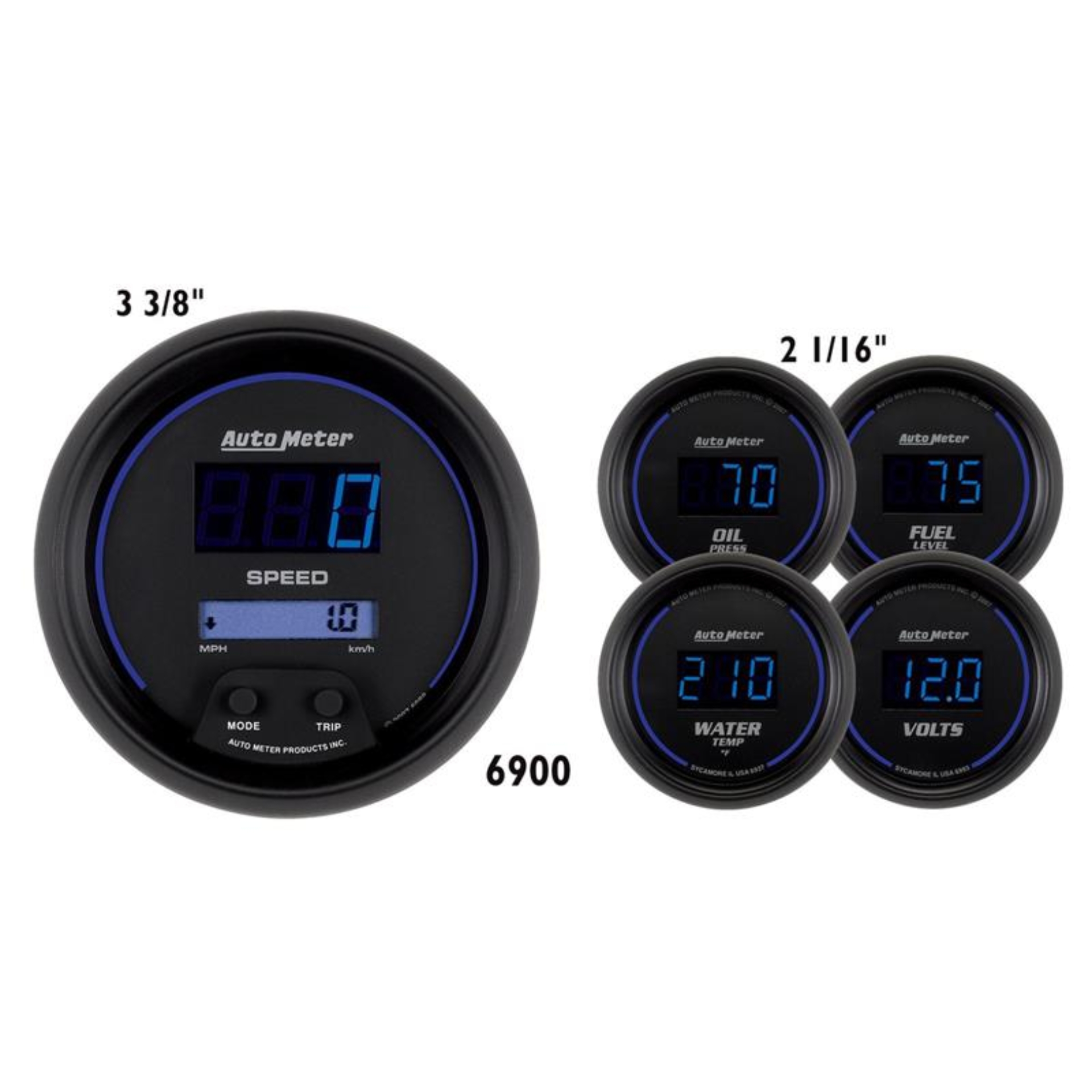 Picture of AutoMeter AM Cobalt Digital Gauges - 6900