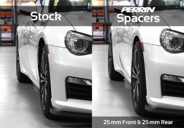 Picture of Perrin Performance PA Wheel Spacers Wheel Spacers & Adapters - PSP-WHL-031BK