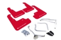 Picture of Rally Armor RAL UR Red Flap/Wht Logo Mud Flaps - MF32-UR-RD/WH
