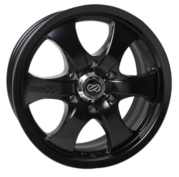 Picture of Enkei M6 Universal Truck & SUV 17x8 35mm Offset 6x139.7 Bolt Pattern 78mm Bore Black Wheel