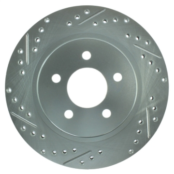 Picture of Select Sport Drilled and Slotted Brake Rotor; Rear Right