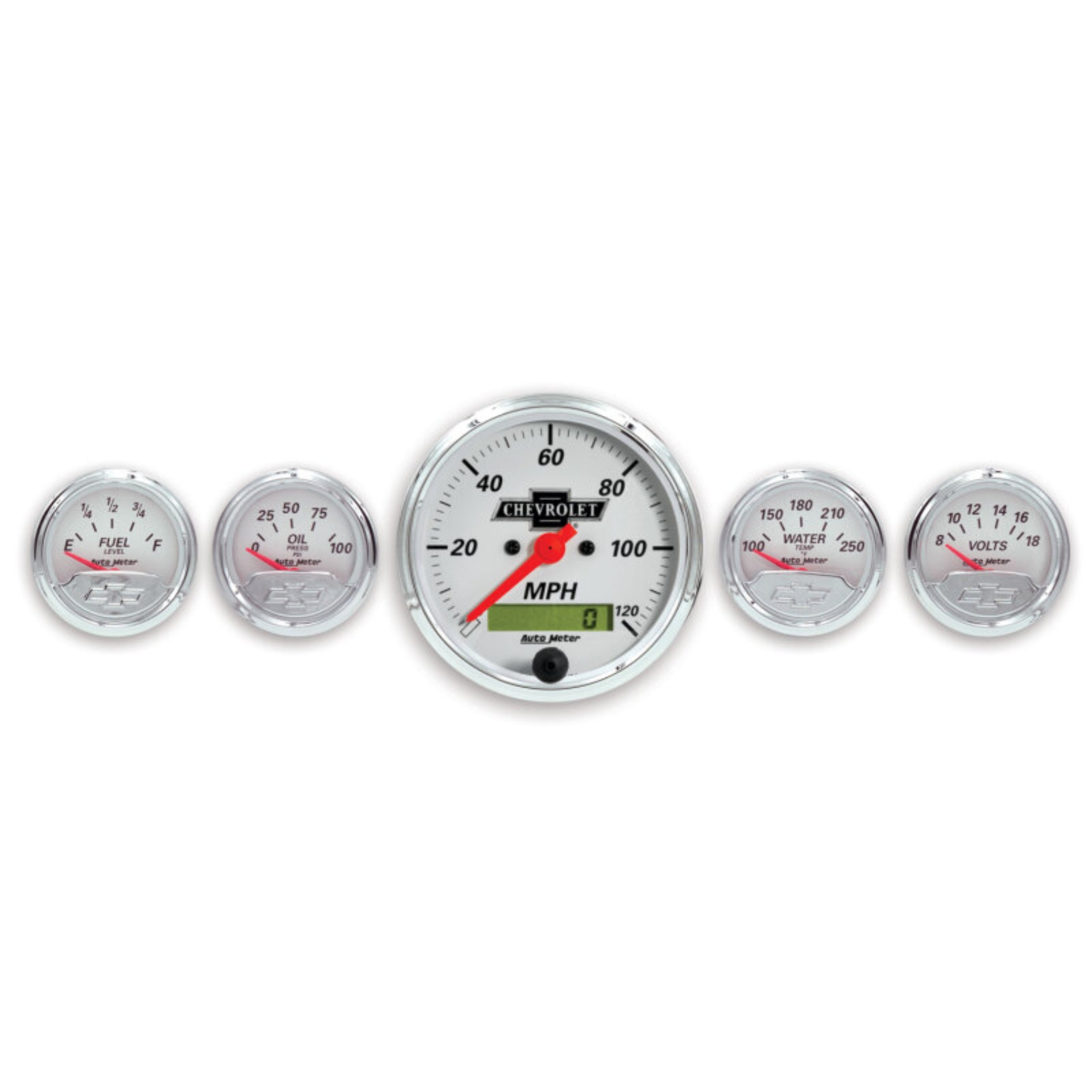 Picture of AutoMeter AM Arctic White Gauges - 1302-00408