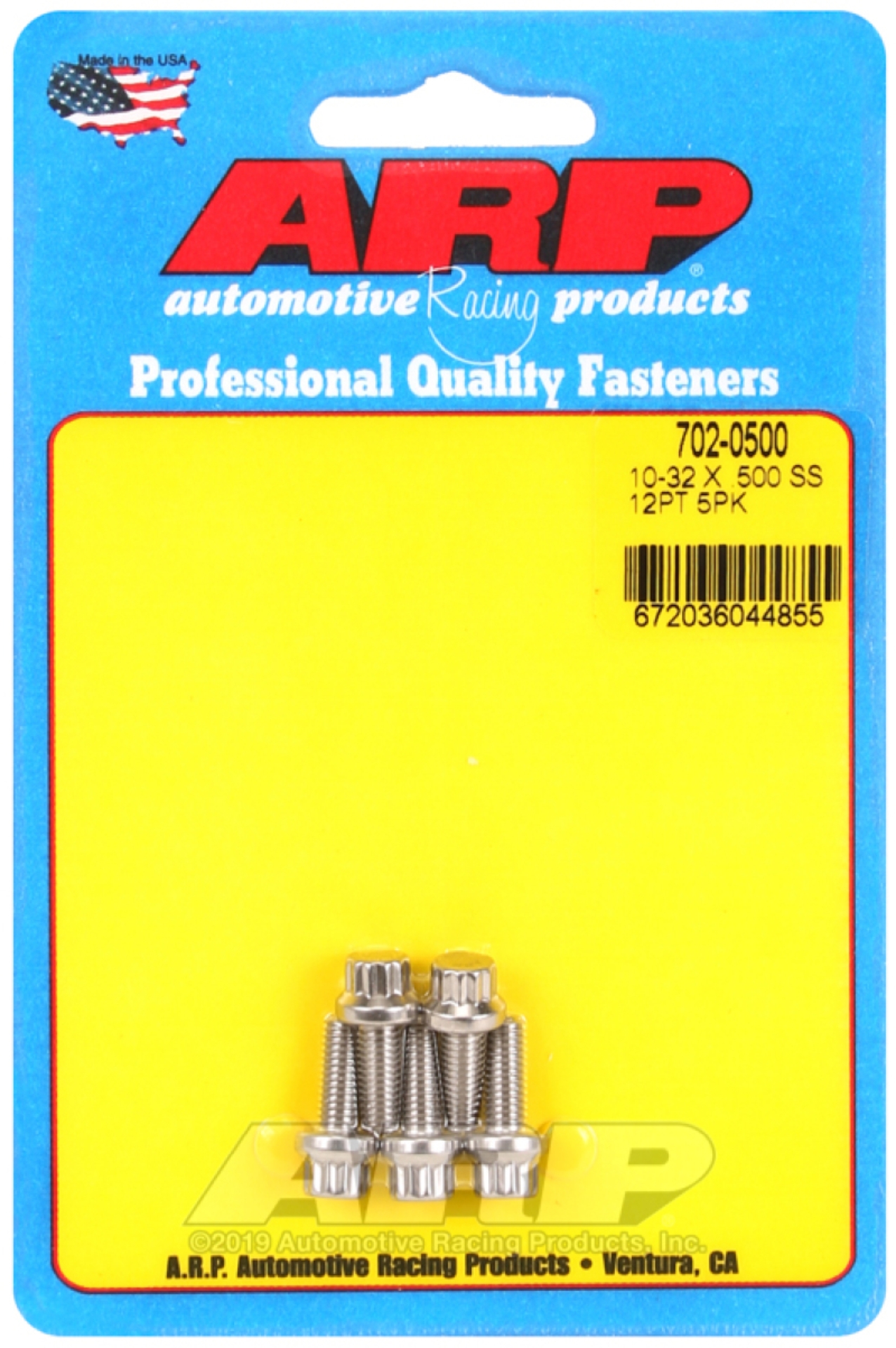 Picture of ARP Stainless Steel Bolts - 702-0500