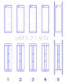 Picture of King Engine Bearings KING Main Bearings - MB5219SI