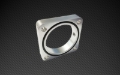 Picture of Torque Solution TQS TB Spacer-Silver Throttle Body Spacers - TS-TBS-023