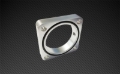 Picture of Torque Solution TQS TB Spacer-Silver Throttle Body Spacers - TS-TBS-023