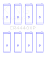 Picture of King Engine Bearings KING Performance Rod Bearings - CR4440XP