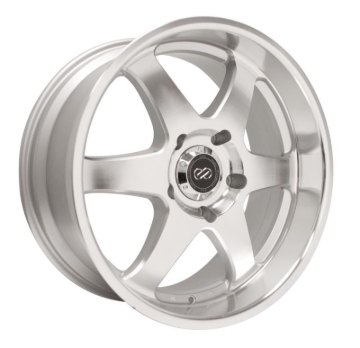 Picture of Enkei ST6 17x8 10mm Offset 5x127 Bolt Pattern 71.6 Bore Dia Silver Machined Wheel