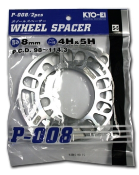 Picture of Project Kics PJK Universal Spacers Wheel Spacers & Adapters - W008UP
