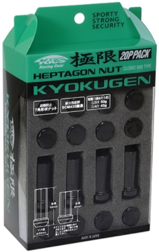 Picture of Project Kics PKJ Kyokugen Pack Lug Nuts - WHPF1BL50