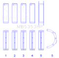 Picture of King Engine Bearings KING Performance Main Bearings - MB5353HPSTDX