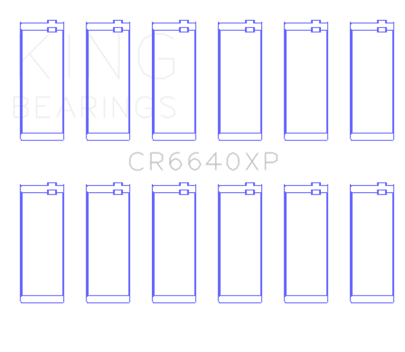 Picture of King Engine Bearings KING Performance Rod Bearings - CR6640XP0.5