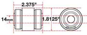 Picture of SPC Performance SPC XAXIS Flex Joint Rear Control Arms - 15616