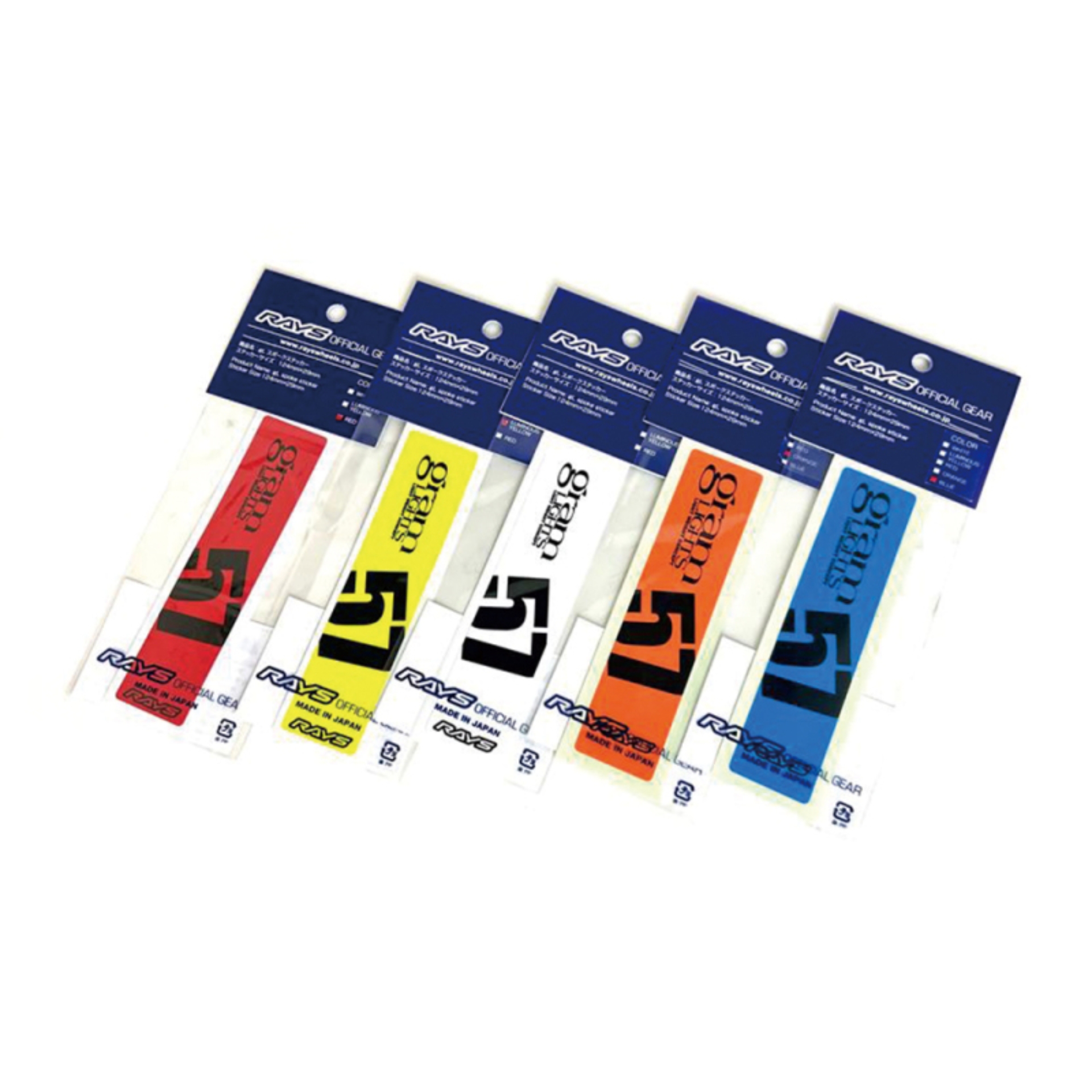 Picture of Rays GL Wheel Sticker Wheel Accessories - WGLSTKRED