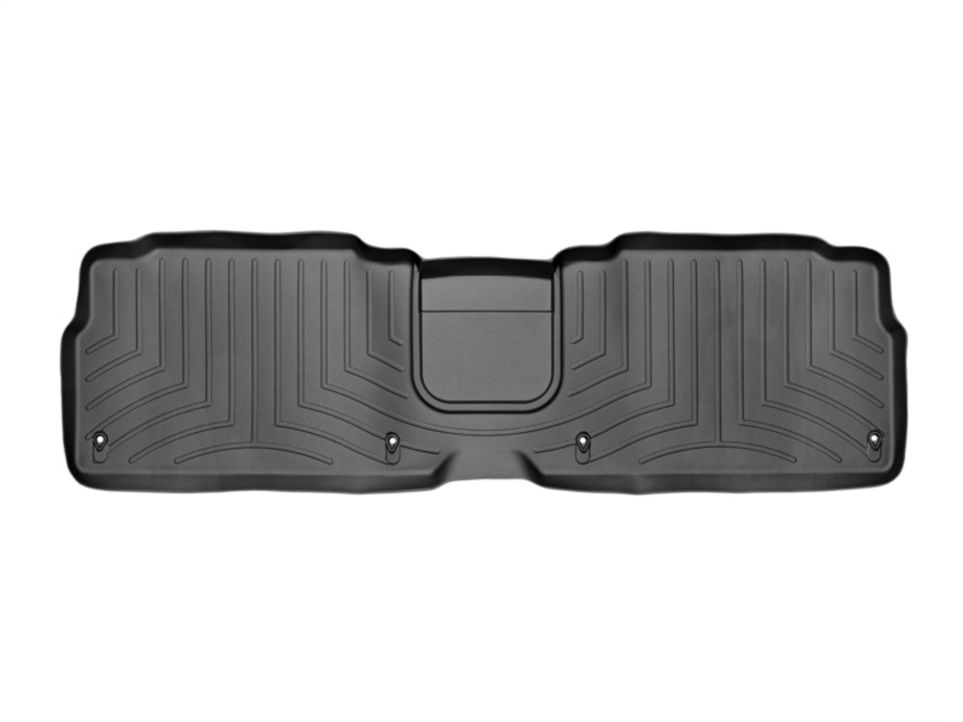 Picture of WeatherTech WT FloorLiner-Rear-Blk Floor Mats - 440142