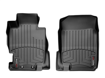 Picture of WeatherTech WT FloorLiner-Front-Blk Floor Mats - 441501