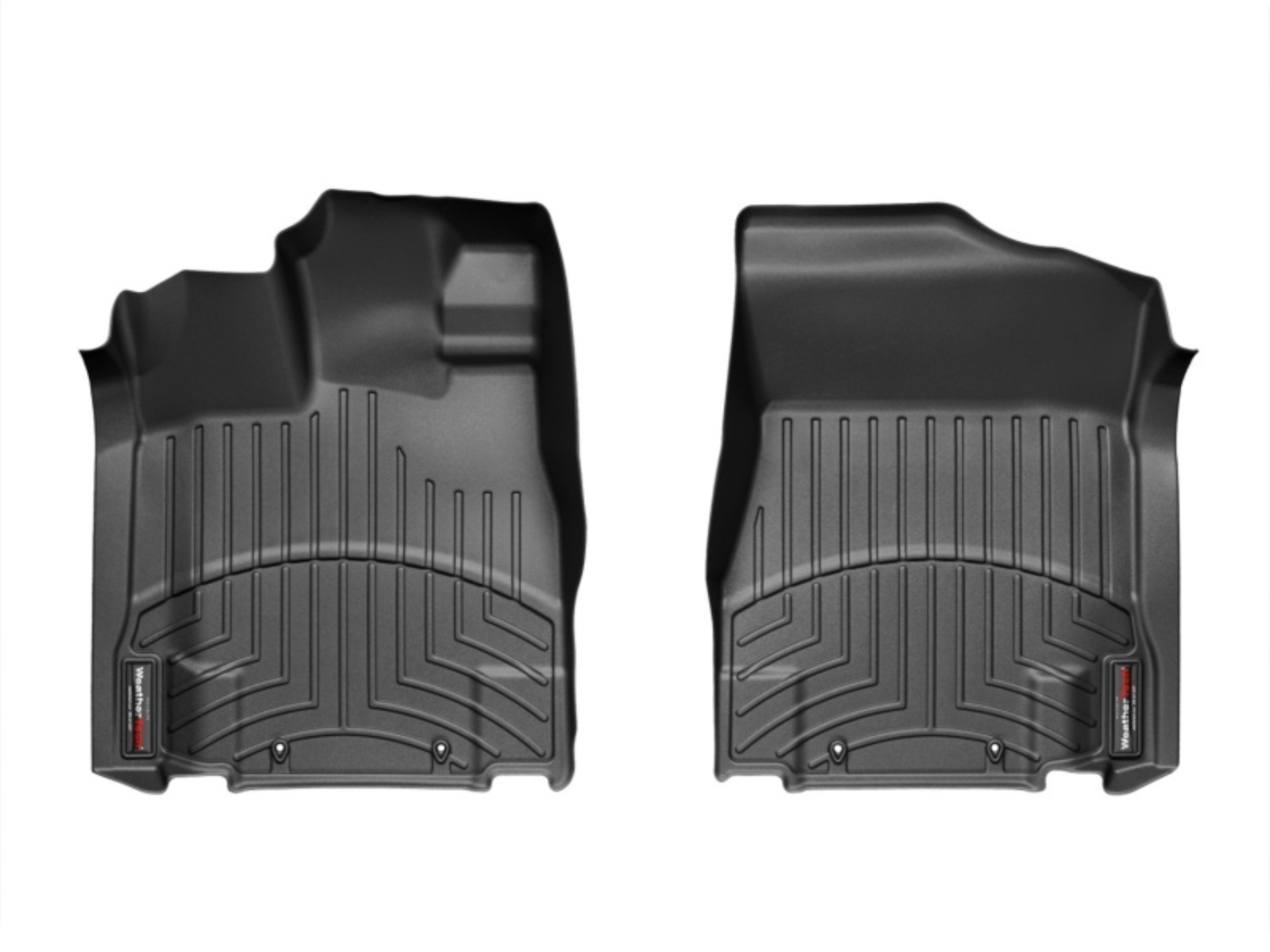 Picture of WeatherTech WT FloorLiner-Front-Blk Floor Mats - 443661