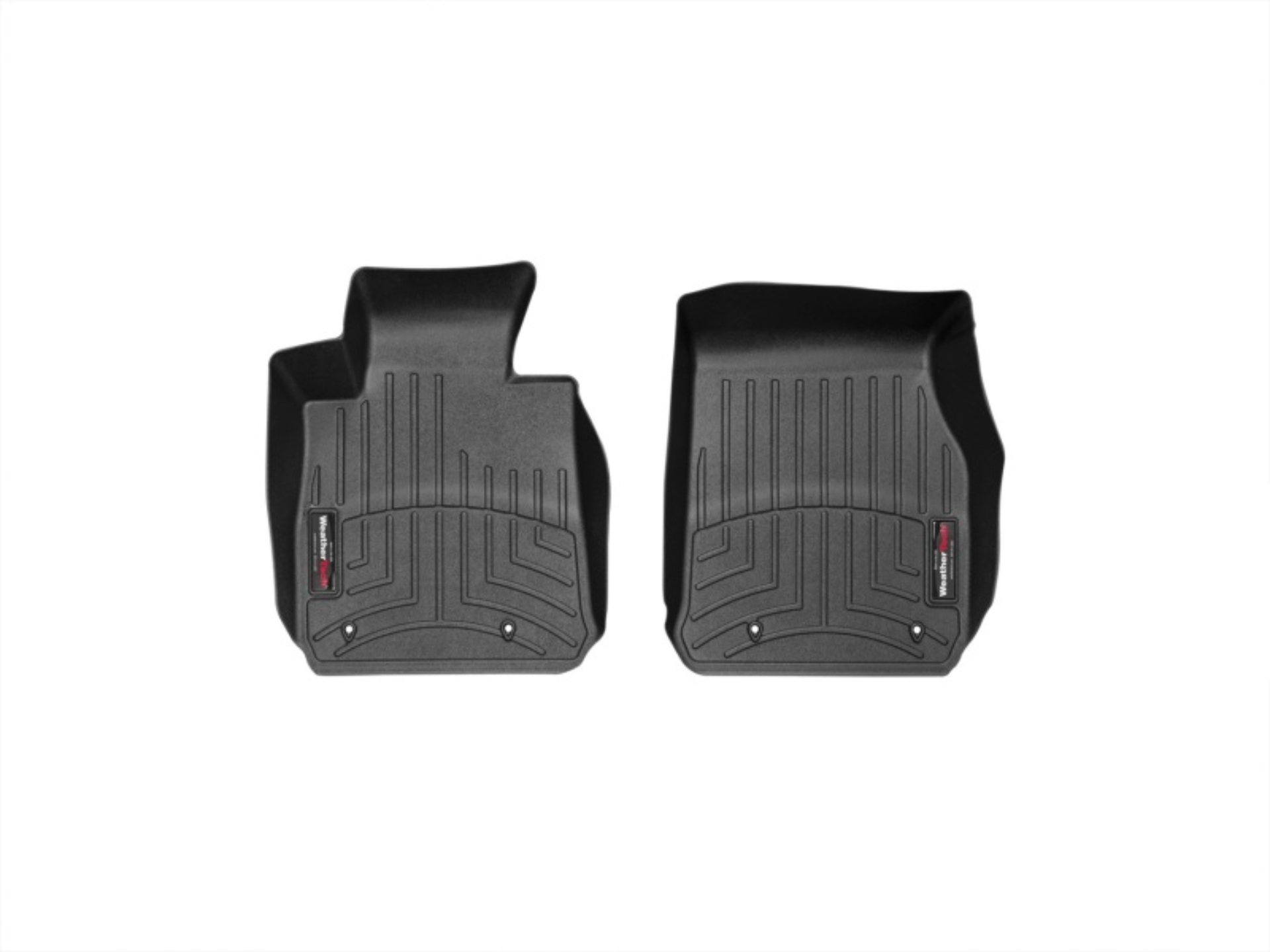 Picture of WeatherTech WT FloorLiner-Front-Blk Floor Mats - 444101