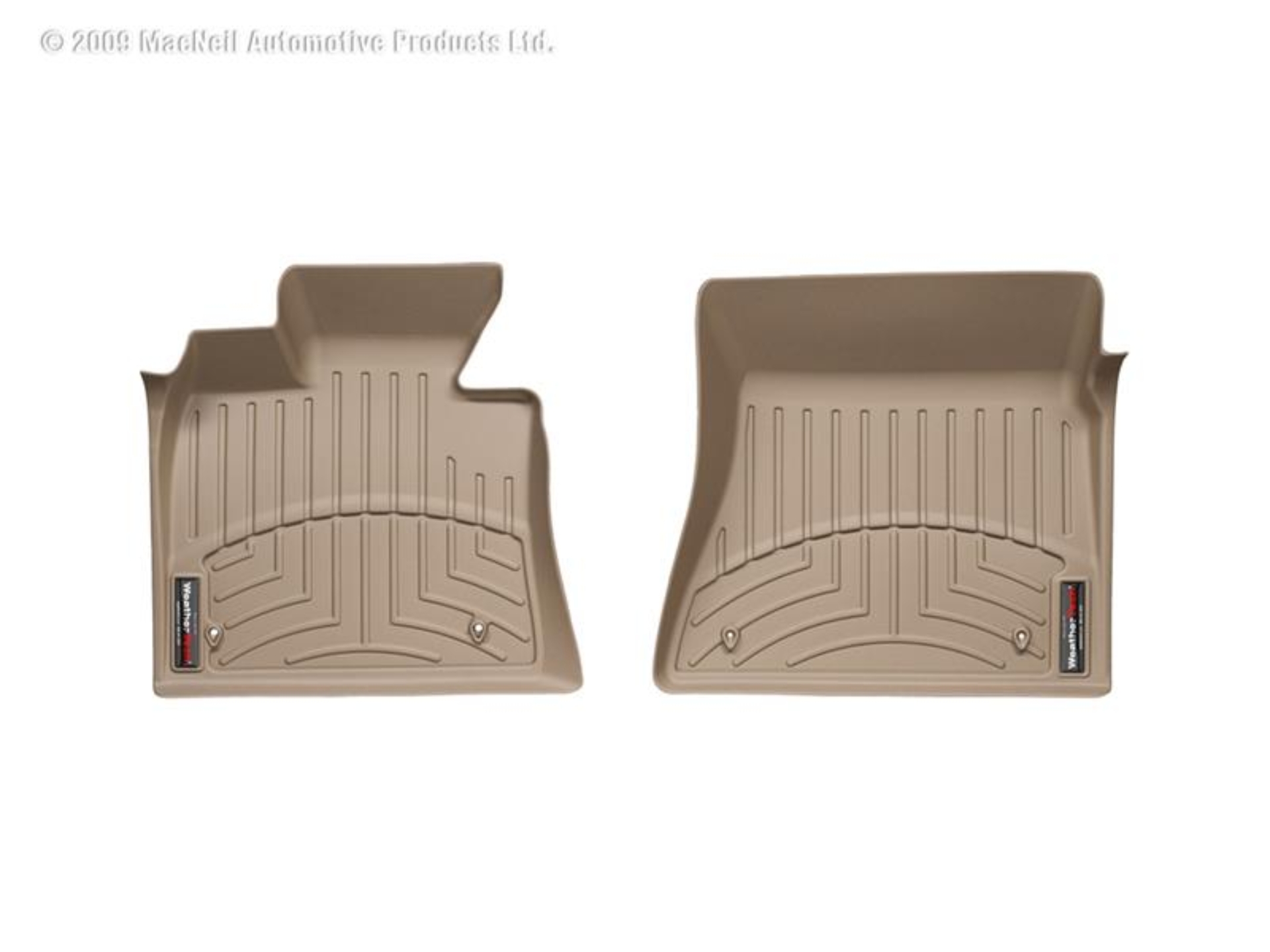 Picture of WeatherTech WT FloorLiner-Front-Tan Floor Mats - 455431
