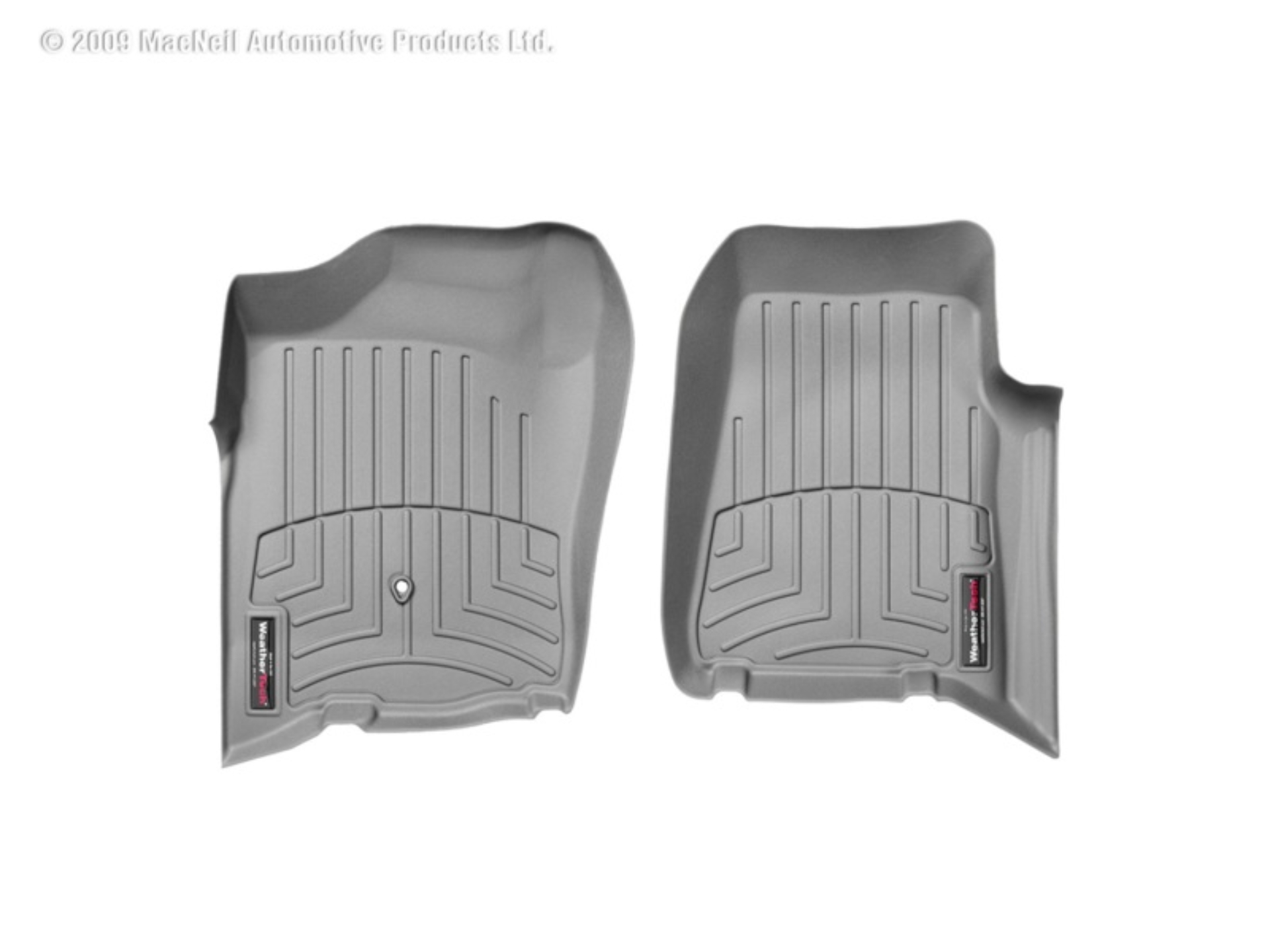 Picture of WeatherTech WT FloorLiner-Front-Grey Floor Mats - 460241